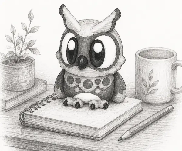Olly como compañero de escritorio