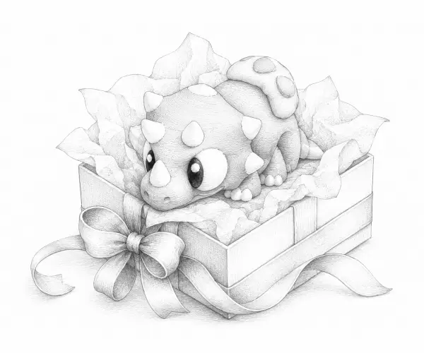 Rossie presentada como regalo, con tonos rosados